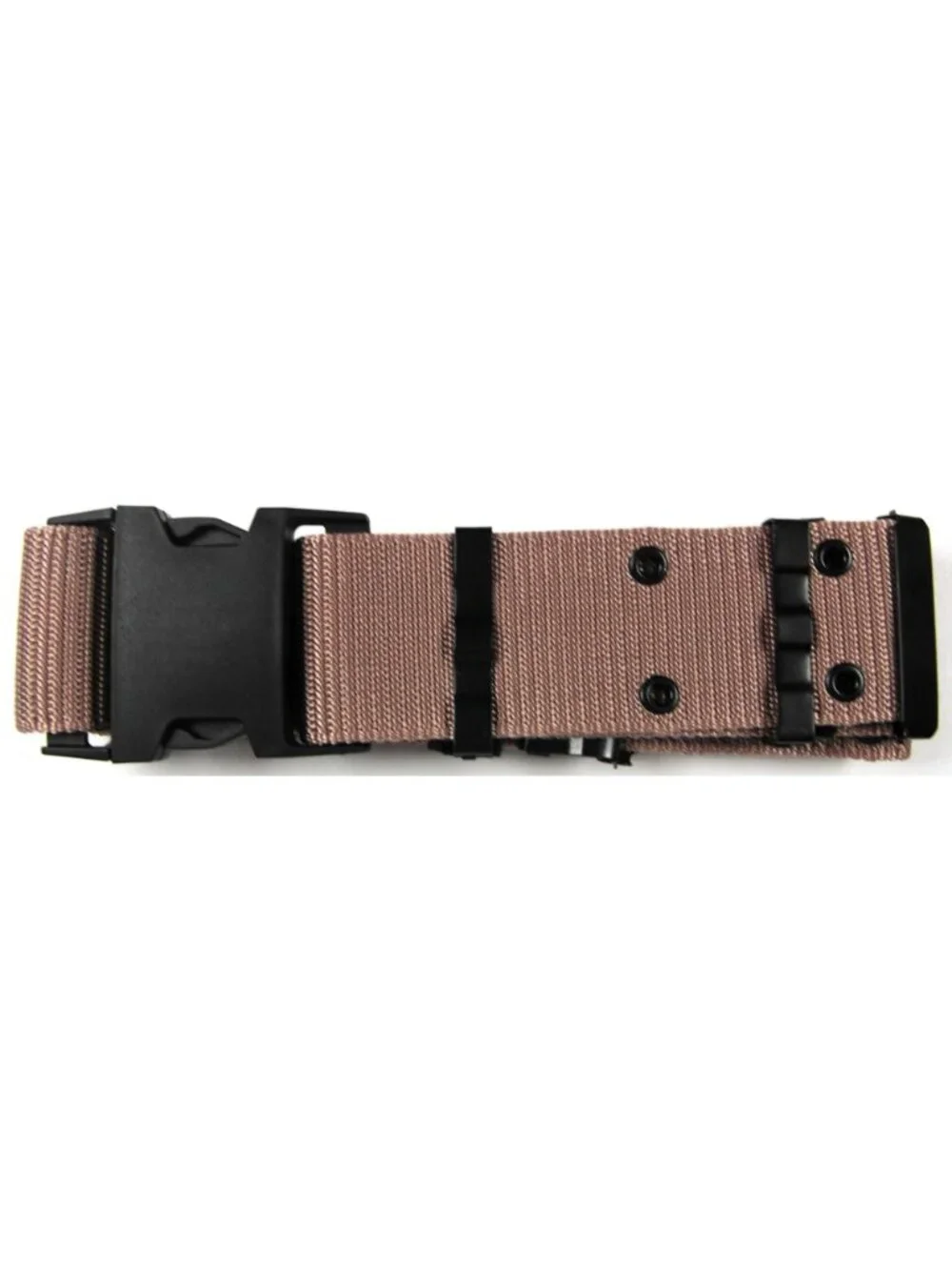 Pistol Belt Military Style Tactical Quick Release Pistol Web Belt Tan